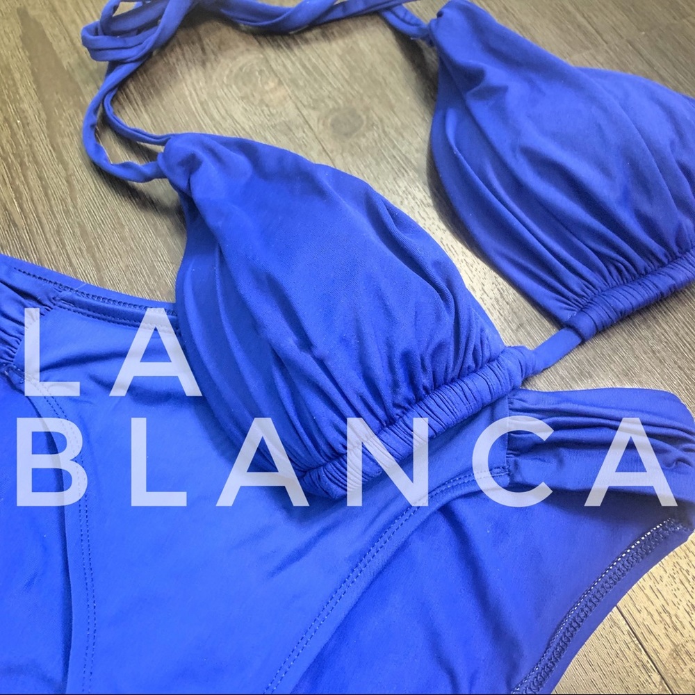 La Blanca Island Goddess Halter Bikini Top Bottom